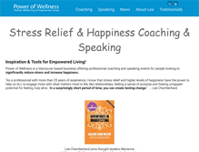 Tablet Screenshot of powerofwellness.com